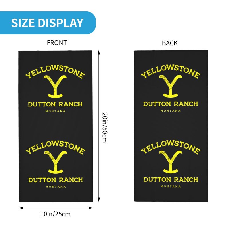 Yellowstone Dutton Ranch Print - Neck Gaiter Fleece のレビューと価格