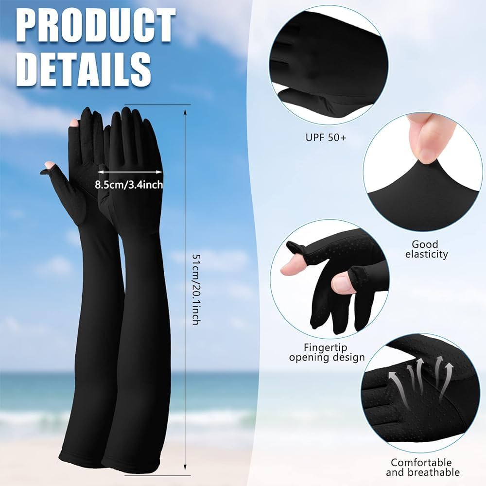 Long Sun Protection Gloves for - Touch Screen Gloves のレビューと価格