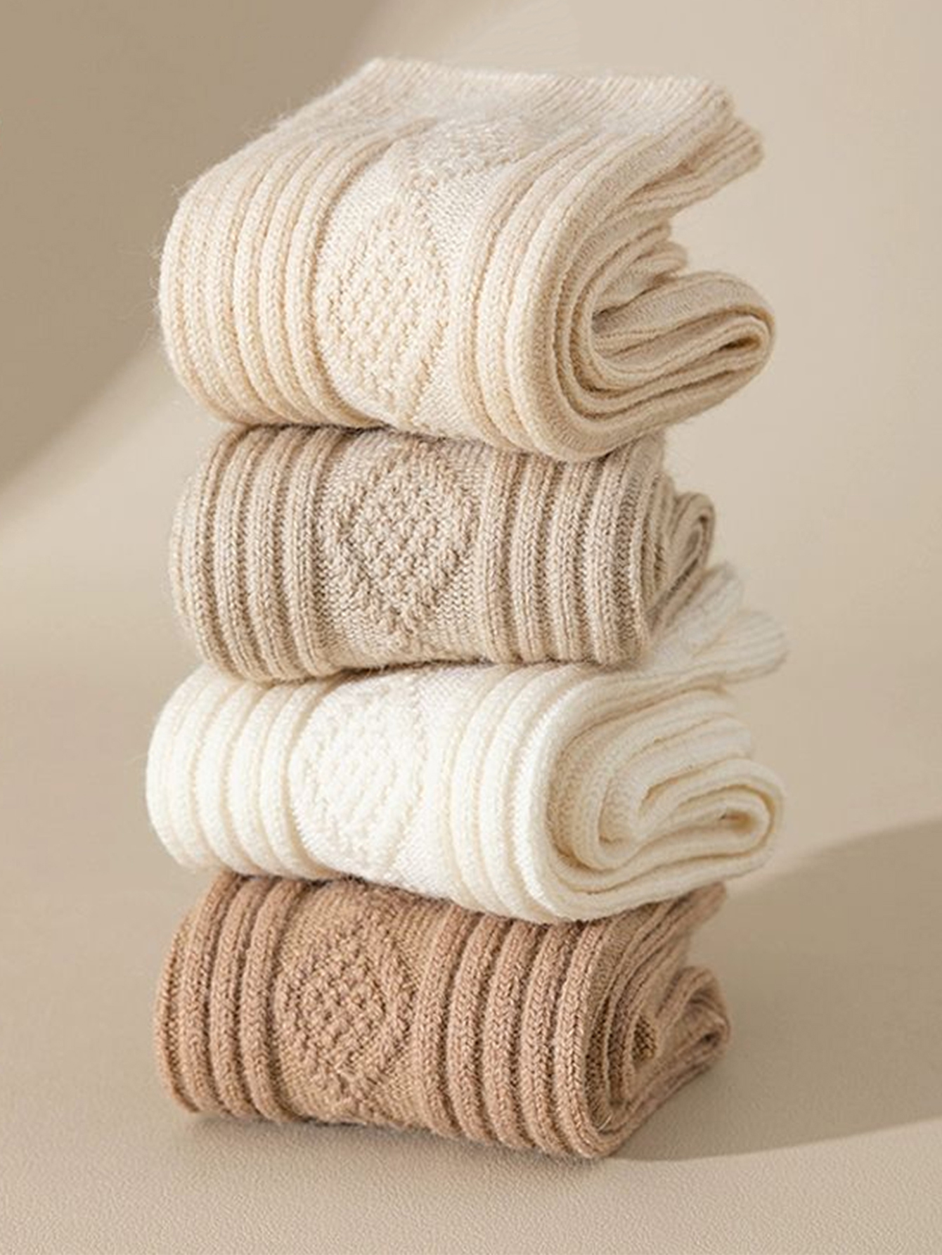 Autumn Winter Warm Wool Cashme - Thermal Sock Wool のレビューと価格