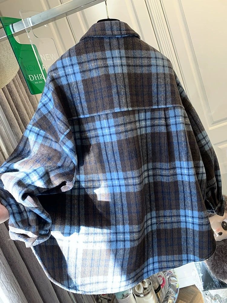 plus Size Women's Plaid Flanne - Flannel Shirt Lined のレビューと価格
