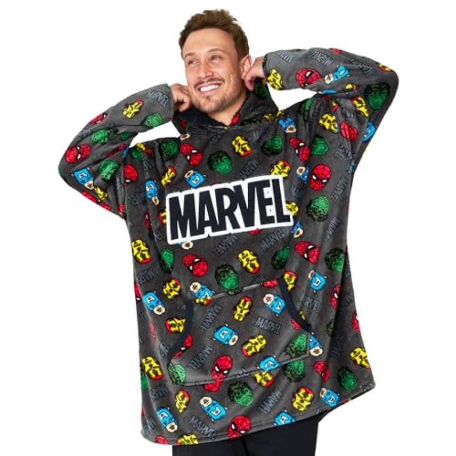 Avengers Blanket Hoodie for Me - Sherpa Hoodie Fleece のレビューと価格
