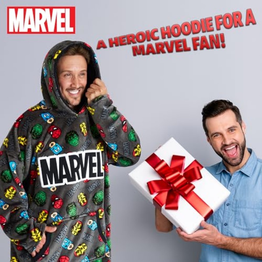 Avengers Blanket Hoodie for Me - Sherpa Hoodie Fleece のレビューと価格
