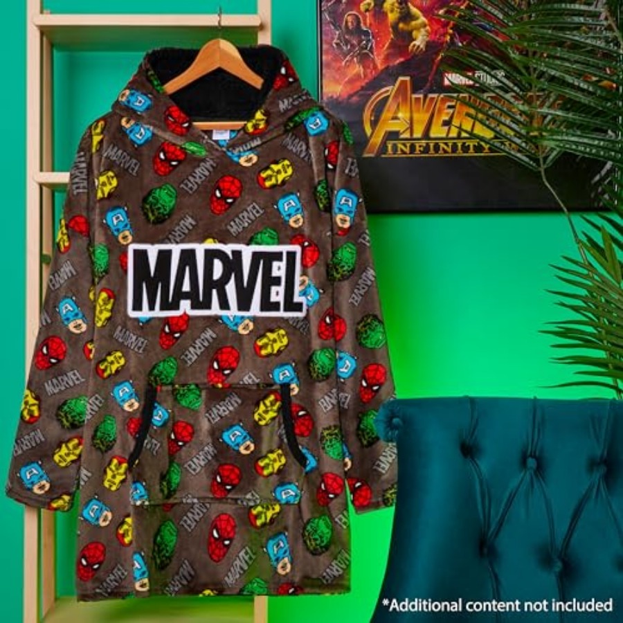 Avengers Blanket Hoodie for Me - Sherpa Hoodie Fleece のレビューと価格