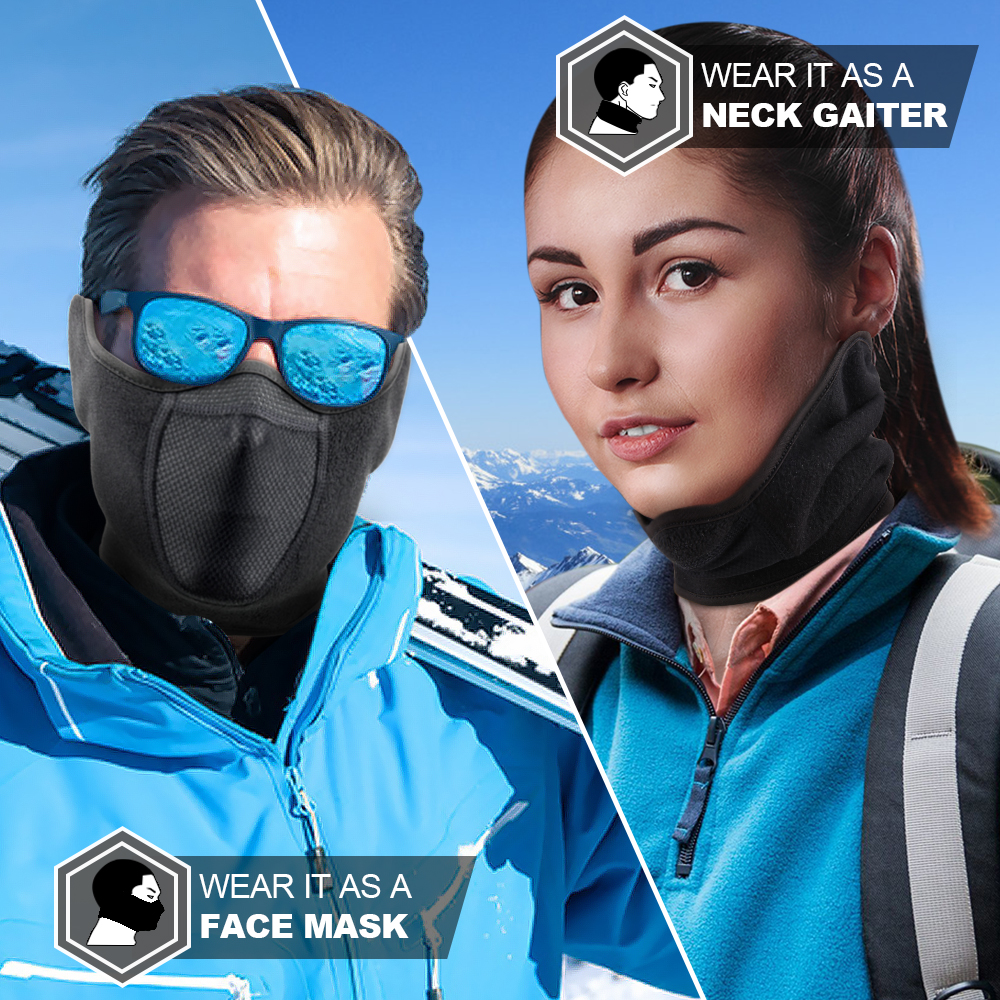 Winter Neck Warmer Ear Cover F - Fleece Ear Warmer Band のレビューと価格