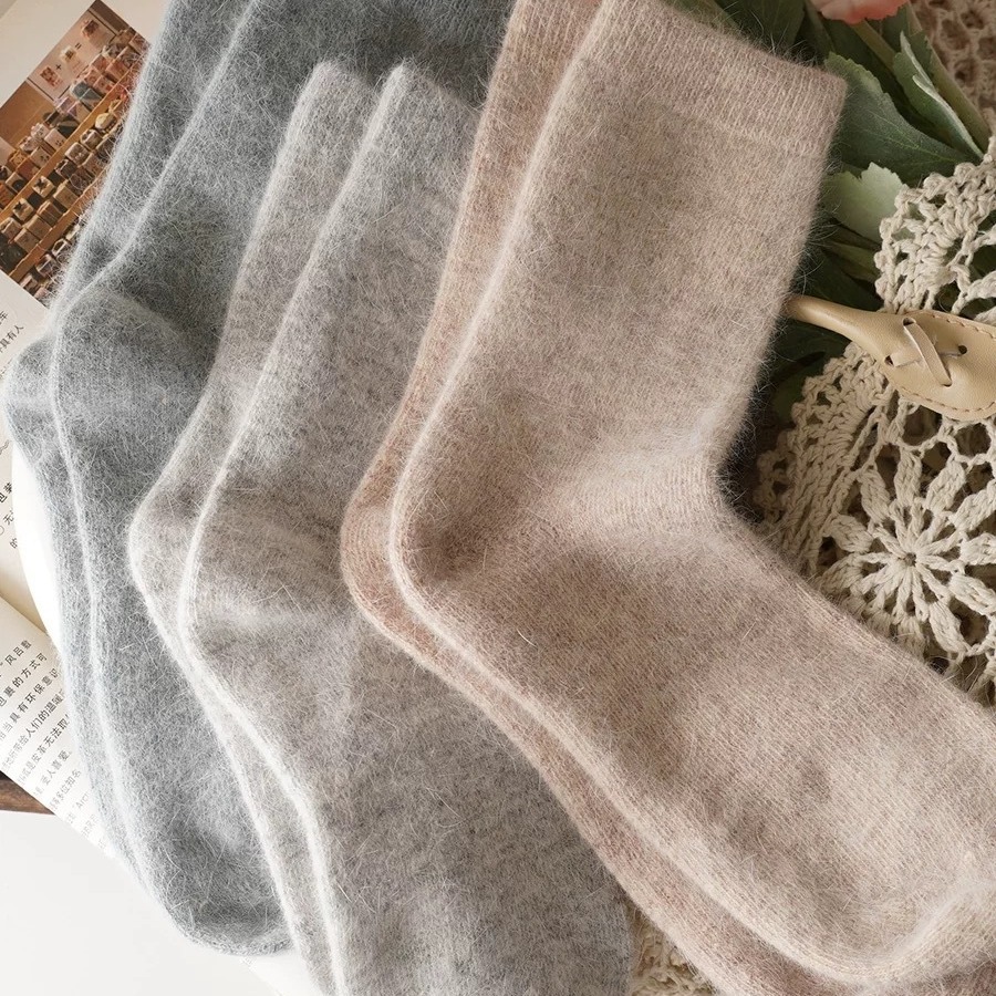 Women Winter Thick Wool Mid-Ca - Thermal Sock Wool のレビューと価格