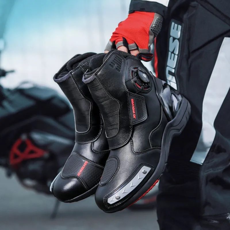 Men Motorcycle Boots Shoes Mic - Waterproof Winter Boot のレビューと価格
