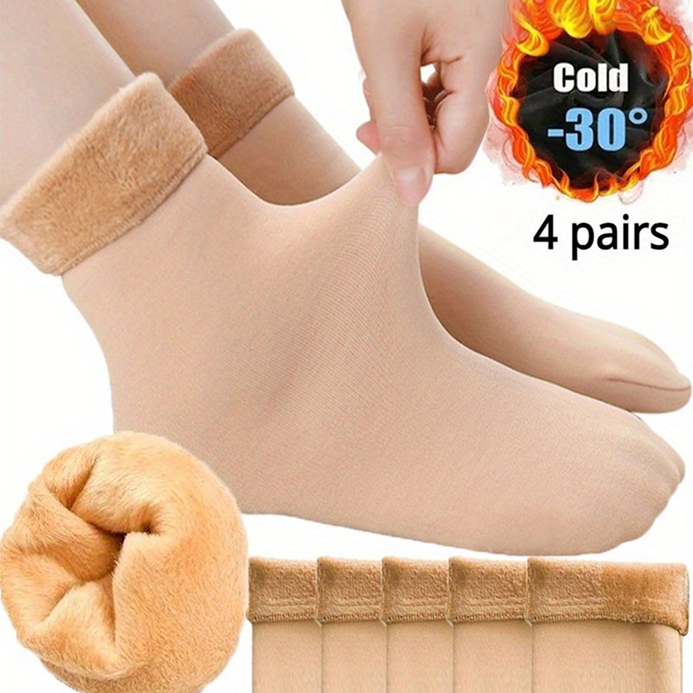2/4 Pairs Winter Warm Thicken  - Thermal Sock Wool のレビューと価格