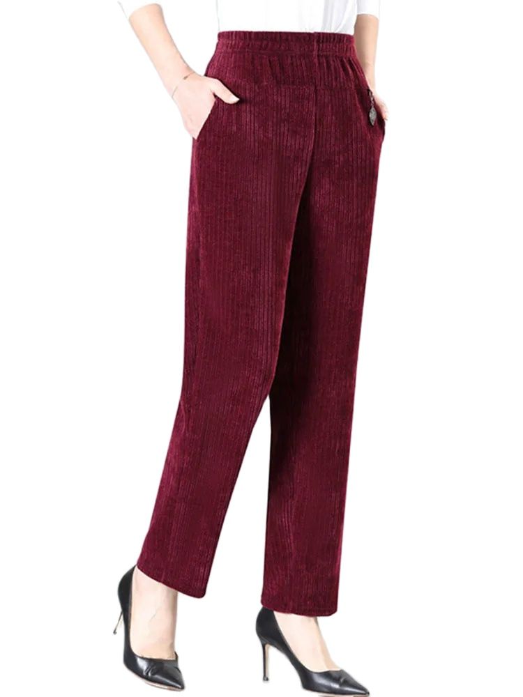 Oversize XL-8XL Corduroy Pants - Corduroy Pant Warm のレビューと価格