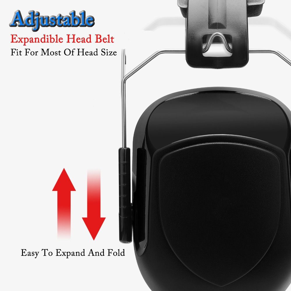 SNR-34dB Adjustable Head Earmu - Earmuffs Foldable のレビューと価格