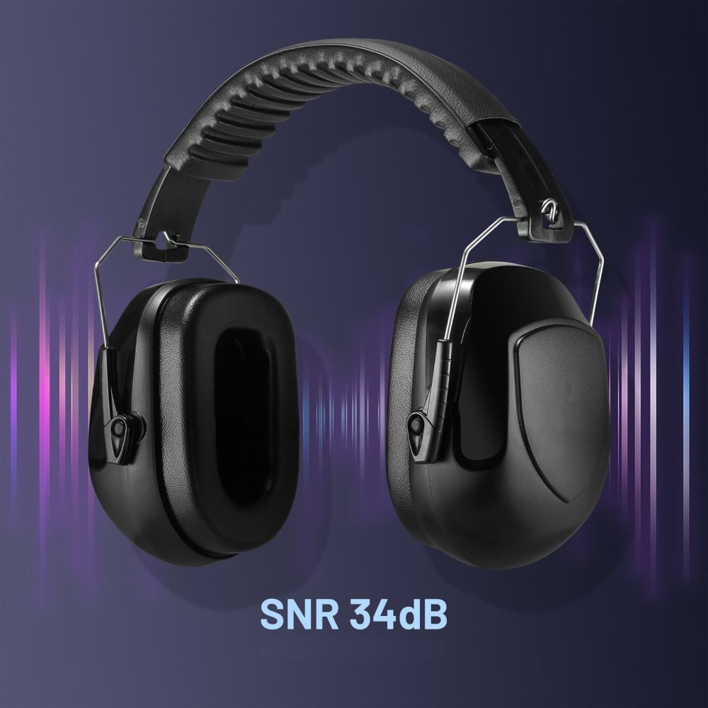 SNR-34dB Adjustable Head Earmu - Earmuffs Foldable のレビューと価格