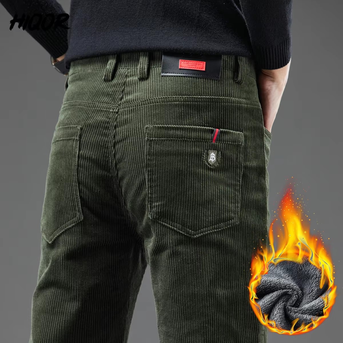 Men's Winter Corduroy Pants Th - Corduroy Pant Warm のレビューと価格