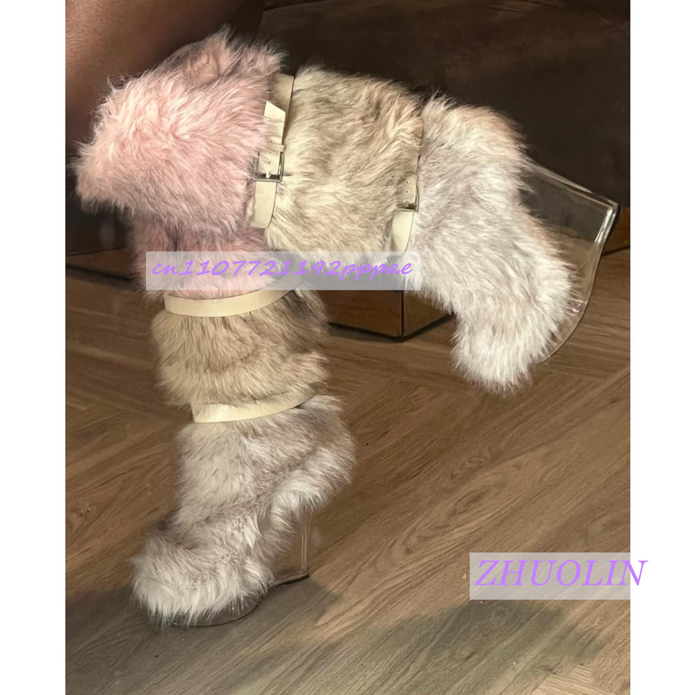 Winter Gradient Furry Transpar - Waterproof Winter Boot のレビューと価格