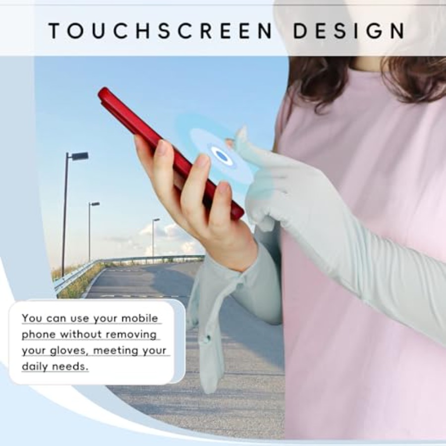 Women's UV Sun Protection Long - Touch Screen Gloves のレビューと価格