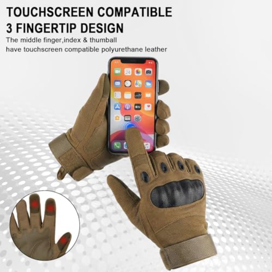 Utility Gloves for Men, Motorc - Touch Screen Gloves のレビューと価格