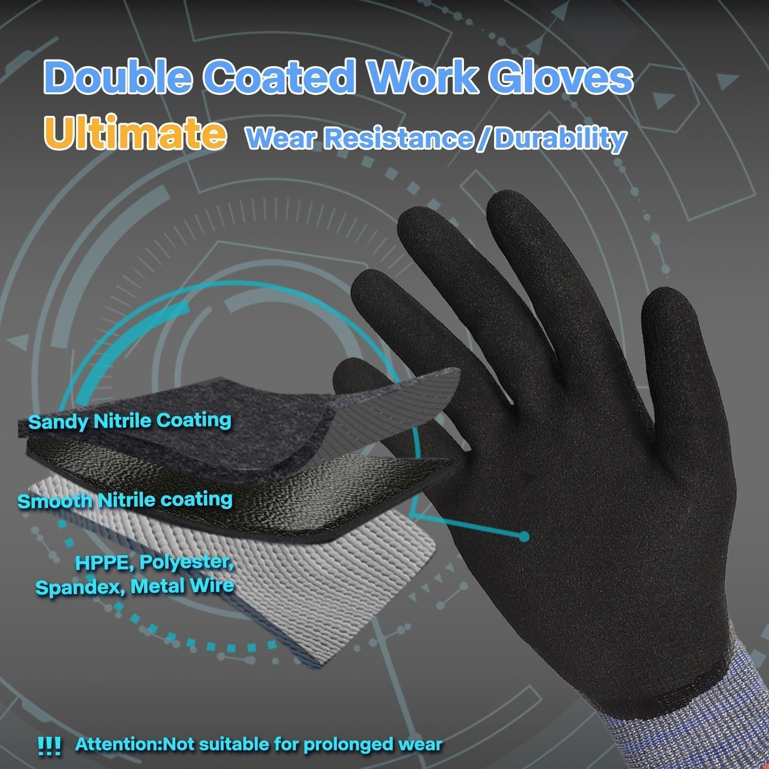 ANSI A9 Cut Resistant Gloves,  - Touch Screen Gloves のレビューと価格
