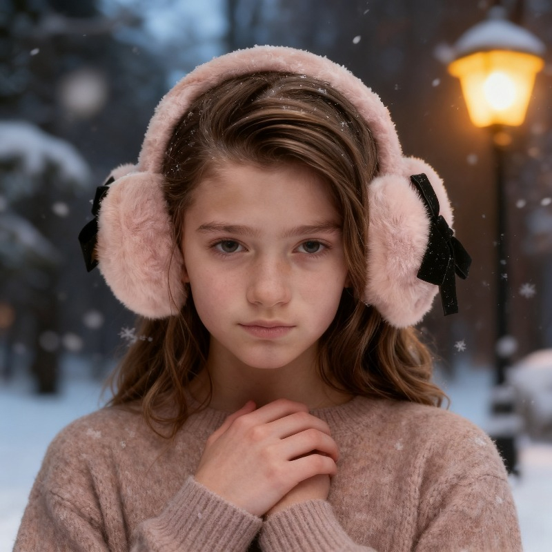 1pc Women's Winter Solid Color - Earmuffs Foldable のレビューと価格