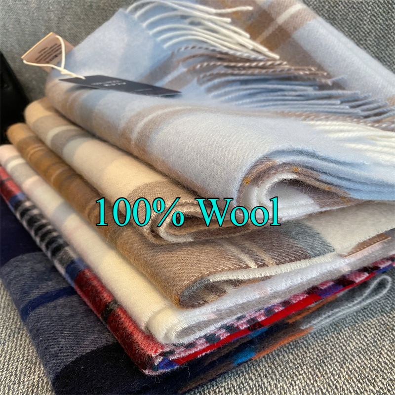 Winter 100% Merino Wool Scarf  - Wool Scarf Men のレビューと価格