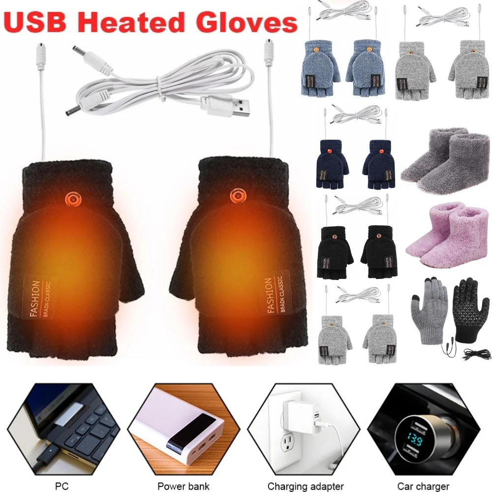 USB Electric Heated Gloves Win - Touch Screen Gloves のレビューと価格