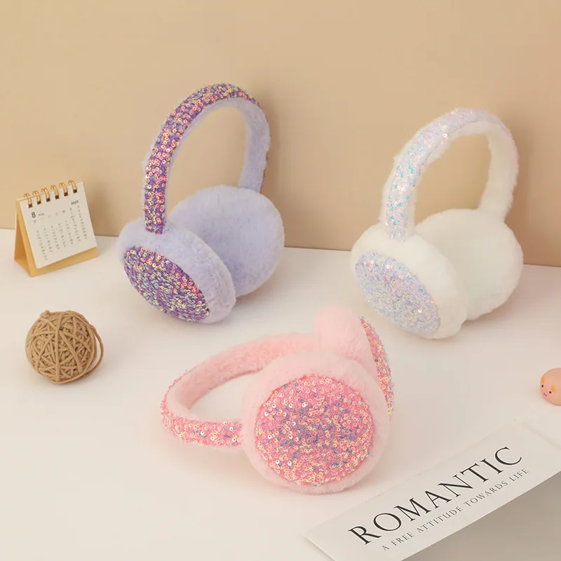 Women's Earmuffs Korean Glitte - Earmuffs Foldable のレビューと価格
