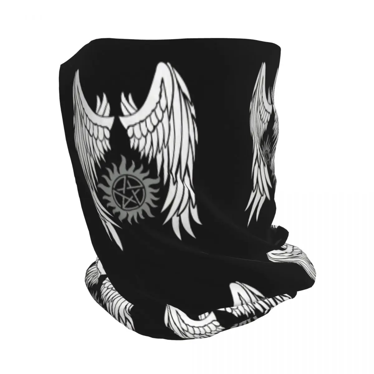 Supernatural Wings And Logo Ba - Knit Beanie Hat Warm のレビューと価格