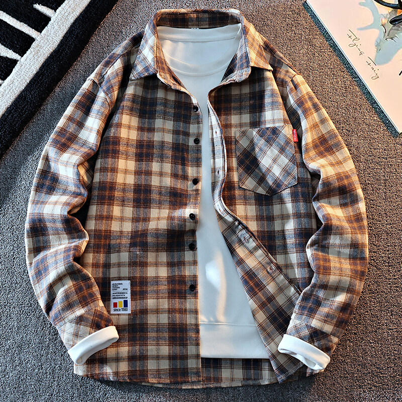2025 New Arrival Mens Plaid Sh - Flannel Shirt Lined のレビューと価格