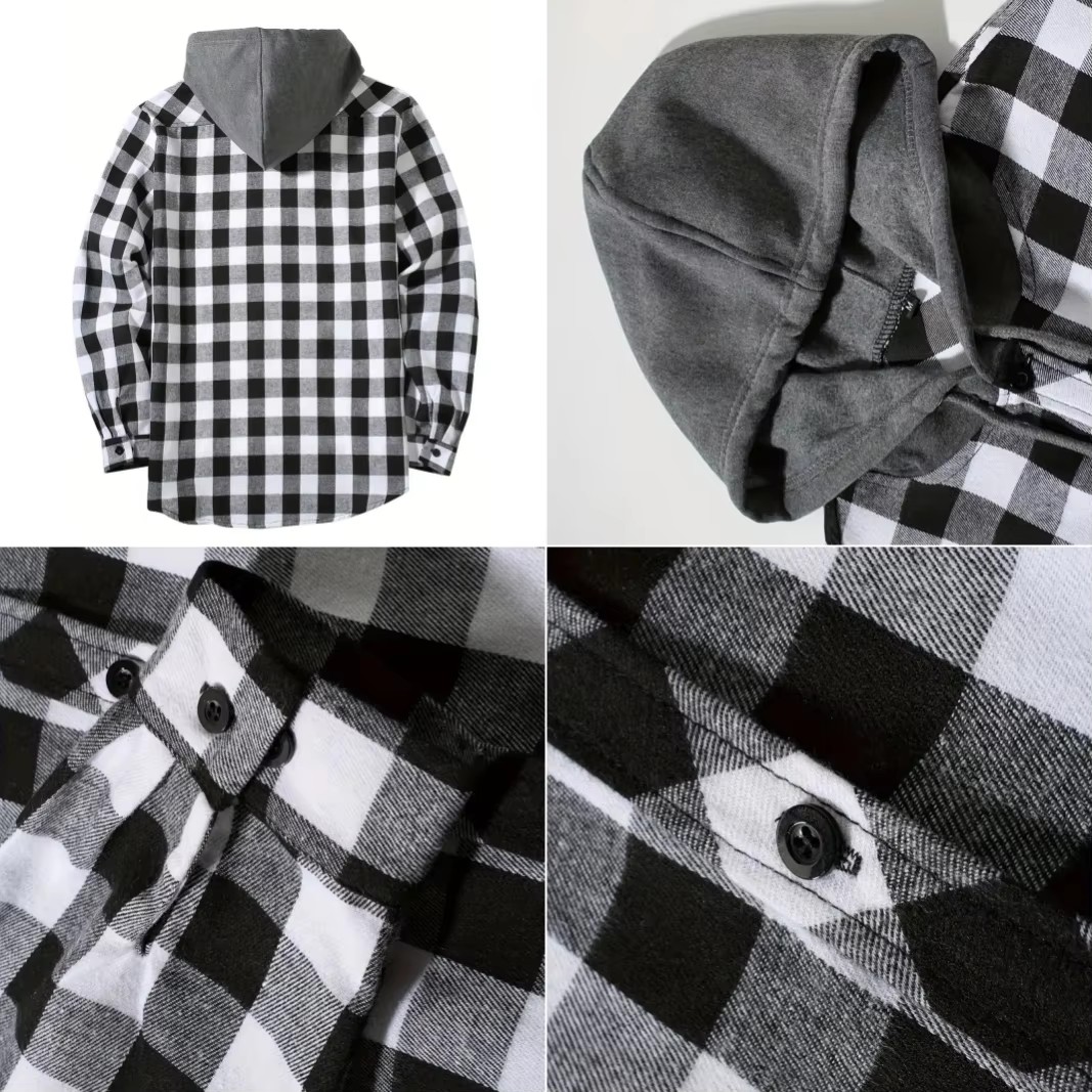 Men's Business Spring And Autu - Flannel Shirt Lined のレビューと価格