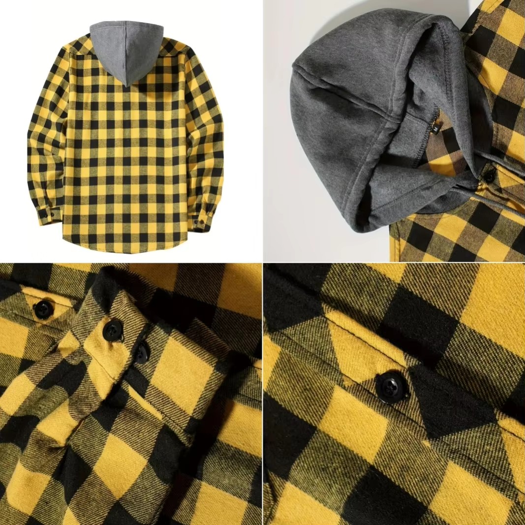 Men's Business Spring And Autu - Flannel Shirt Lined のレビューと価格