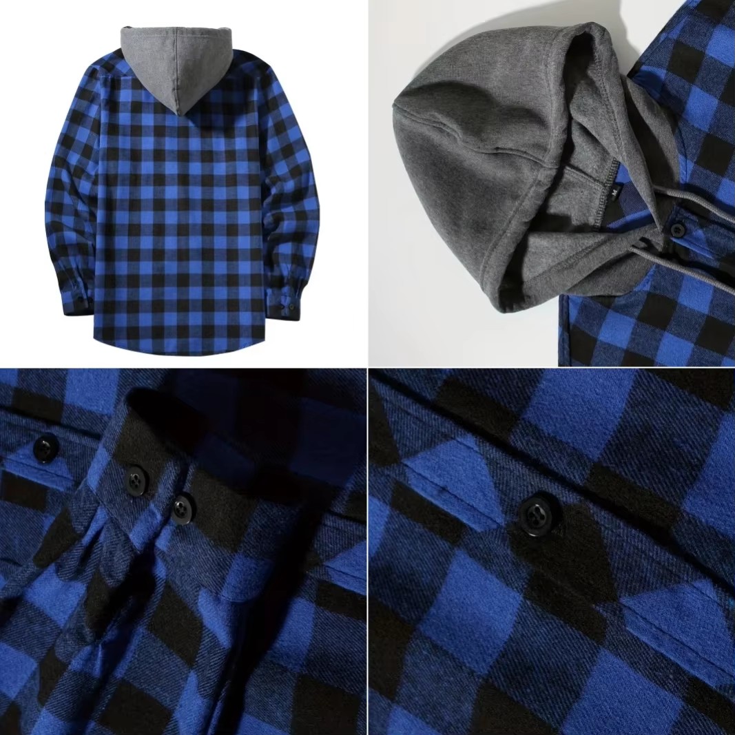Men's Business Spring And Autu - Flannel Shirt Lined のレビューと価格