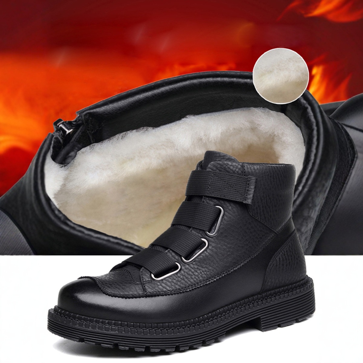 Men's Winter Boots High Top Ge - Waterproof Winter Boot のレビューと価格