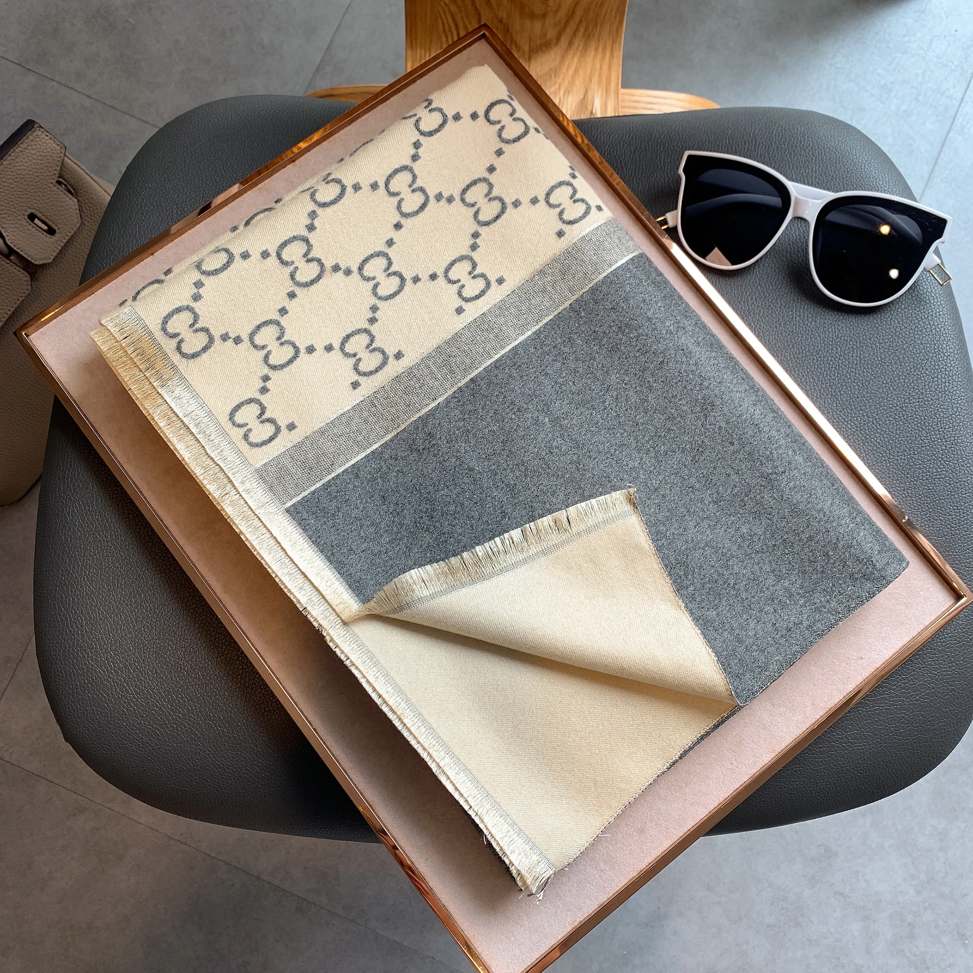 2025 Autumn and Winter New Eur - Wool Scarf Men のレビューと価格