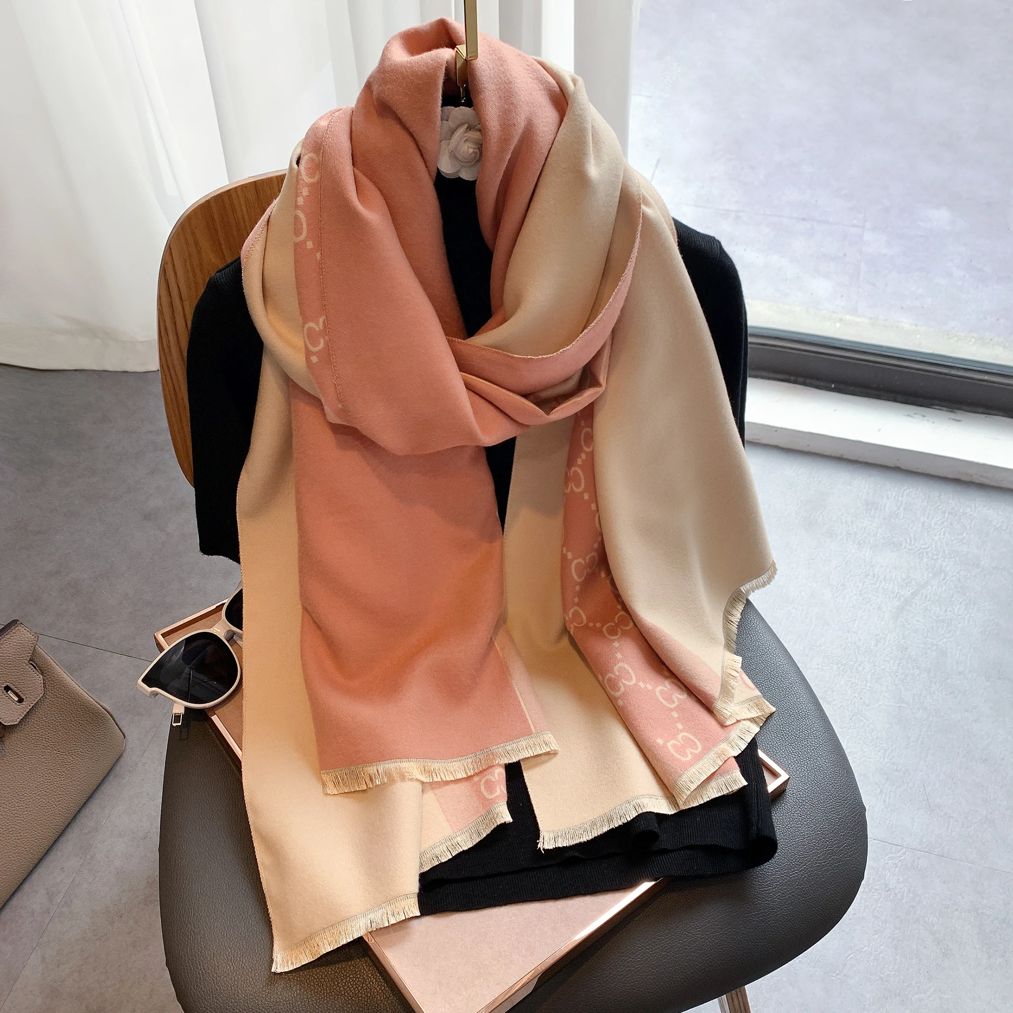 2025 Autumn and Winter New Eur - Wool Scarf Men のレビューと価格