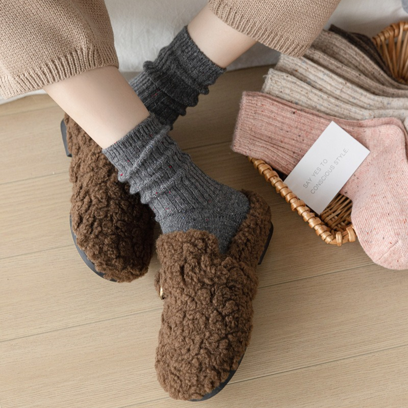 Wool Cashmere Women Socks Autu - Thermal Sock Wool のレビューと価格