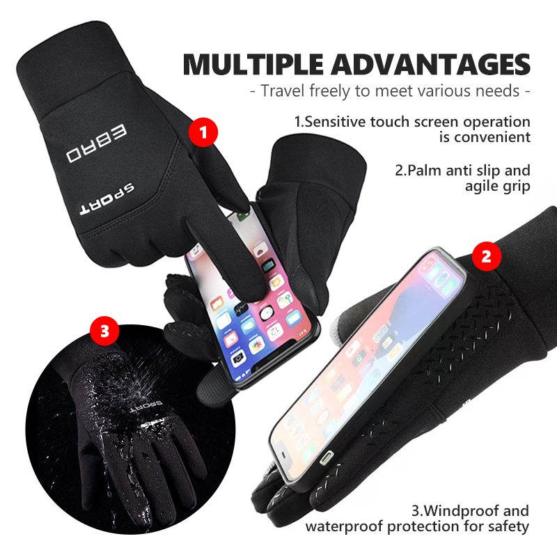 Waterproof Winter Warm Gloves  - Touch Screen Gloves のレビューと価格