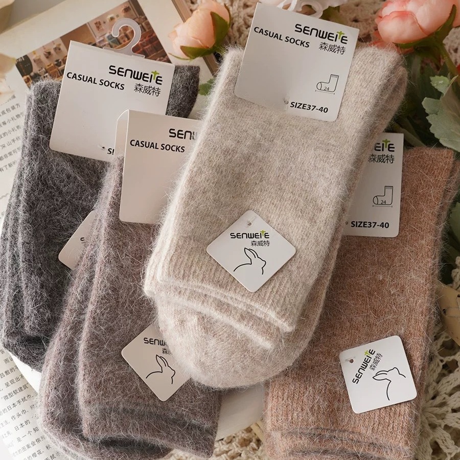 Thickened Wool & Rabbit Hair M - Thermal Sock Wool のレビューと価格