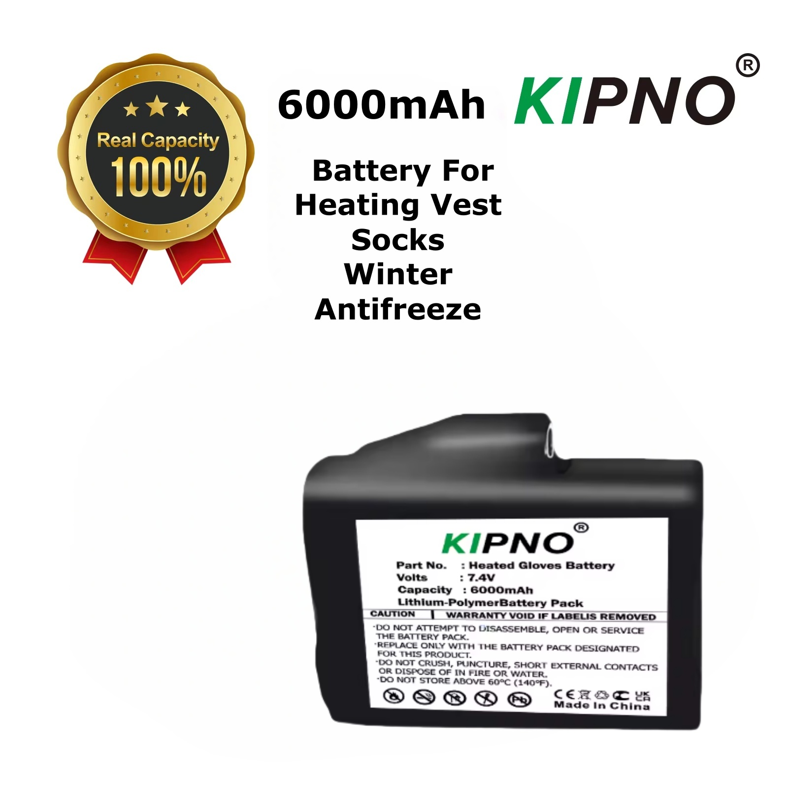 Heated Gloves Battery 7.4V 600 - Heated Vest Battery のレビューと価格