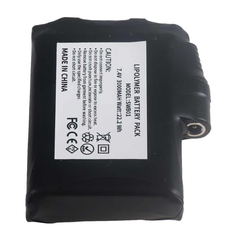 7.4V Li-Polymer 3000mah Batter - Heated Vest Battery のレビューと価格