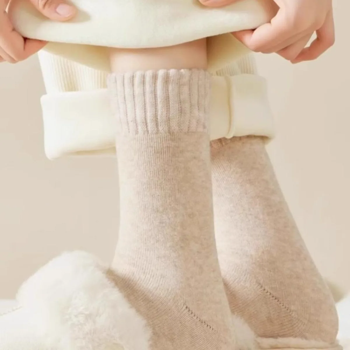 1 Pair Winter Warm Thermal Soc - Thermal Sock Wool のレビューと価格
