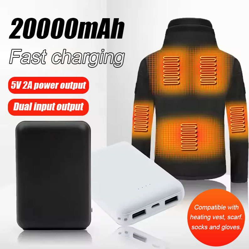 20000mAh Power Bank Portable U - Heated Vest Battery のレビューと価格