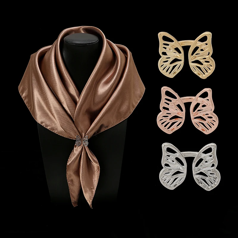 Fashion Metal Scarf Buckle But - Shawl Wrap Winter のレビューと価格