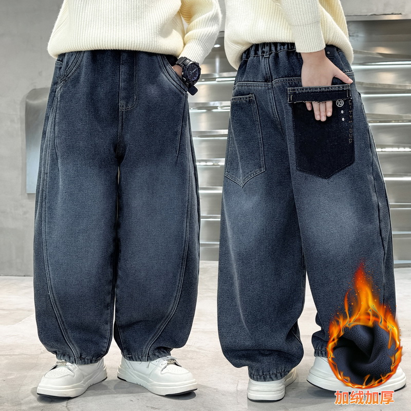 Kids Retro Thermal Jeans Sweat - Corduroy Pant Warm のレビューと価格