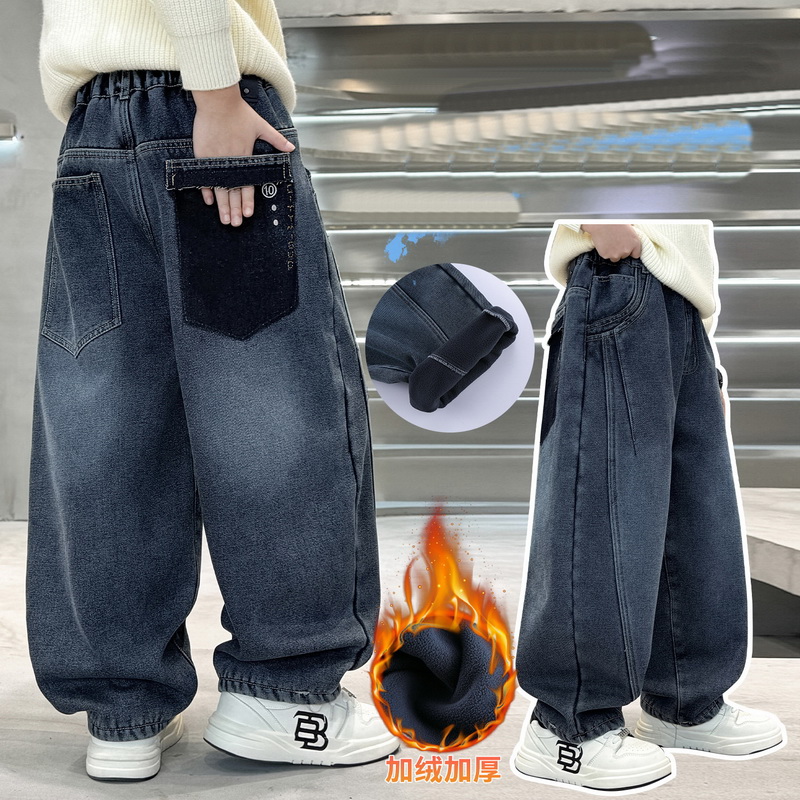 Kids Retro Thermal Jeans Sweat - Corduroy Pant Warm のレビューと価格