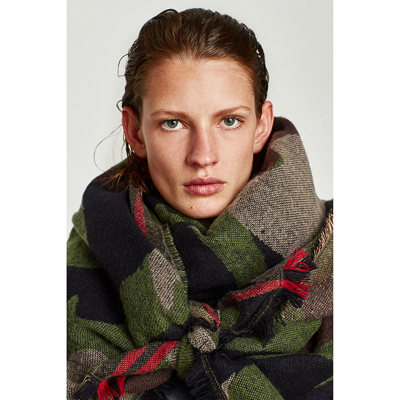 Camouflage Leopard Print Echar - Cashmere Pashmina Wrap のレビューと価格