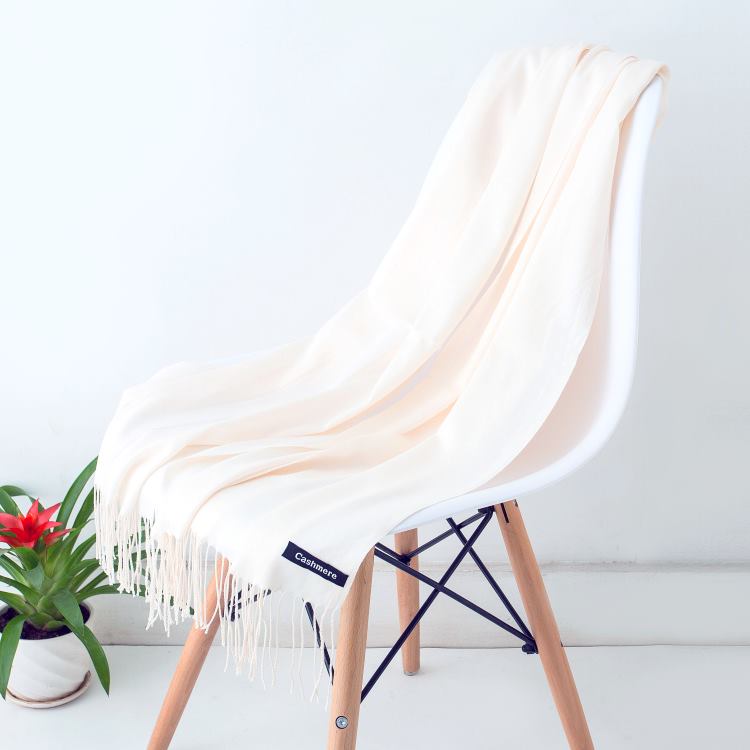 Fashion Solid Color 2020 Women - Cashmere Pashmina Wrap のレビューと価格