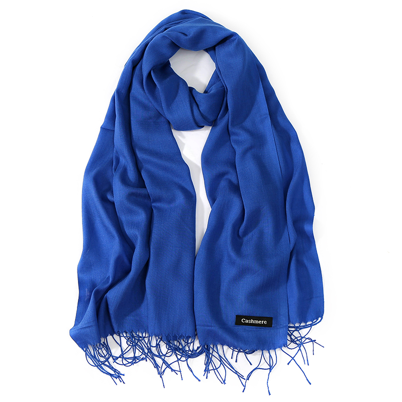 Fashion Solid Color 2020 Women - Cashmere Pashmina Wrap のレビューと価格
