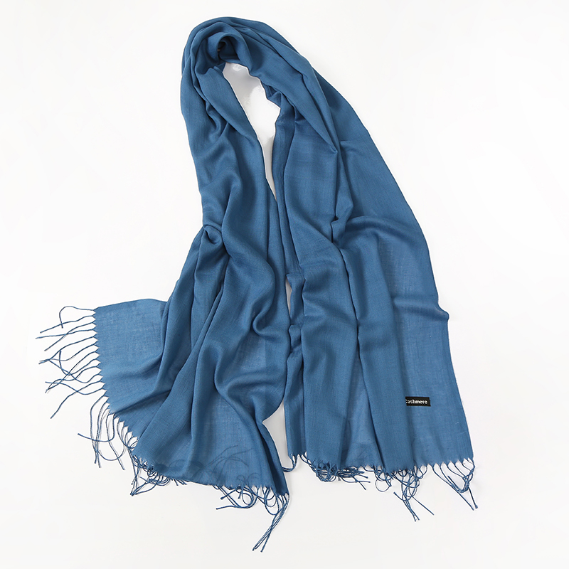 Fashion Solid Color 2020 Women - Cashmere Pashmina Wrap のレビューと価格