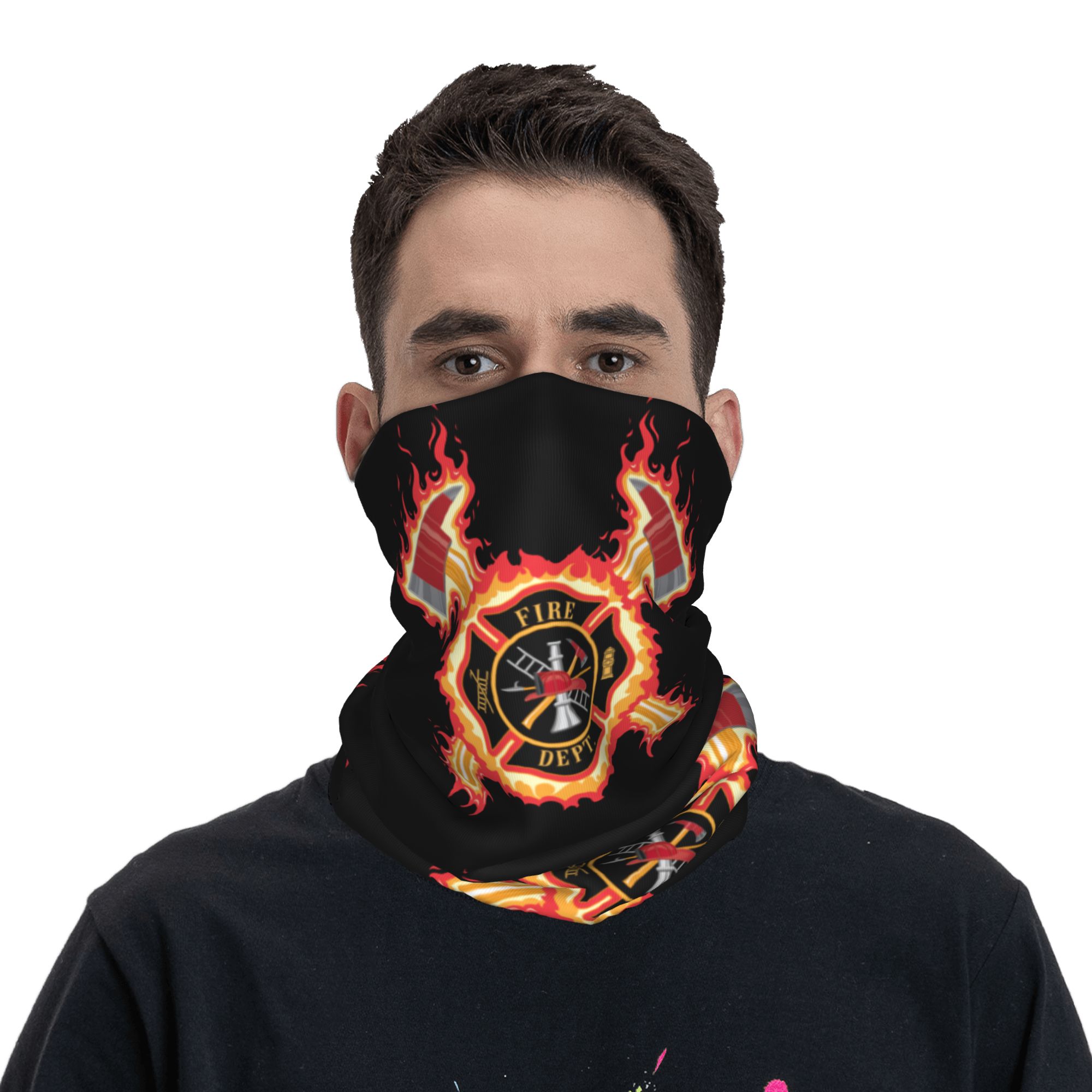 Custom Firefighter Cross Banda - Neck Gaiter Fleece のレビューと価格