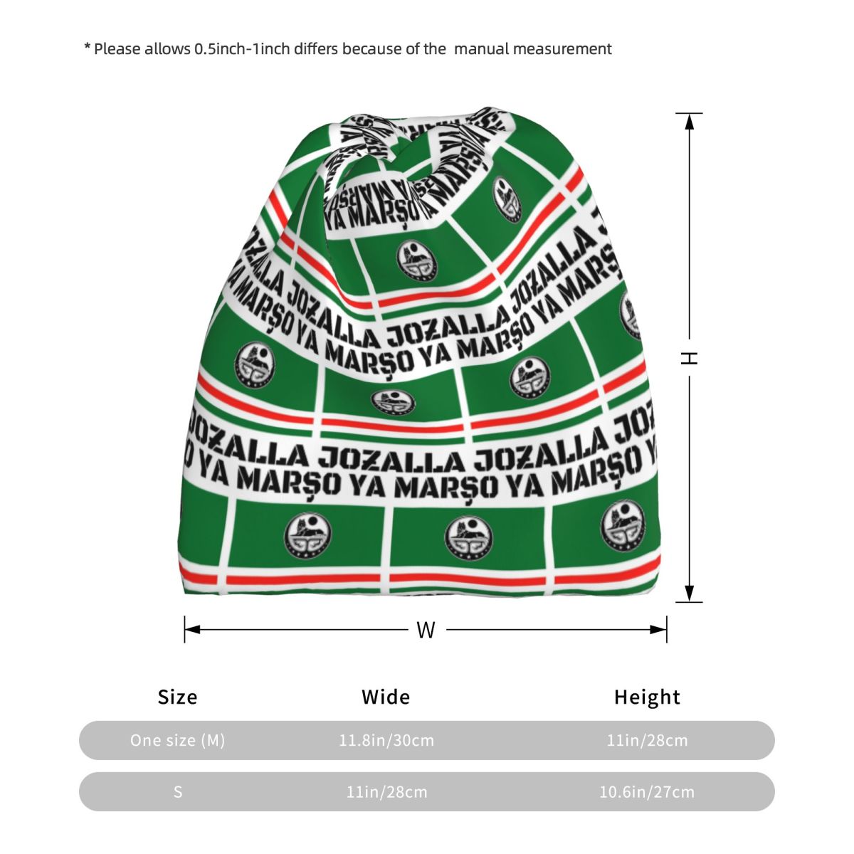 Marso Ya Jozalla Ichkeria Flag - Knit Beanie Hat Warm のレビューと価格