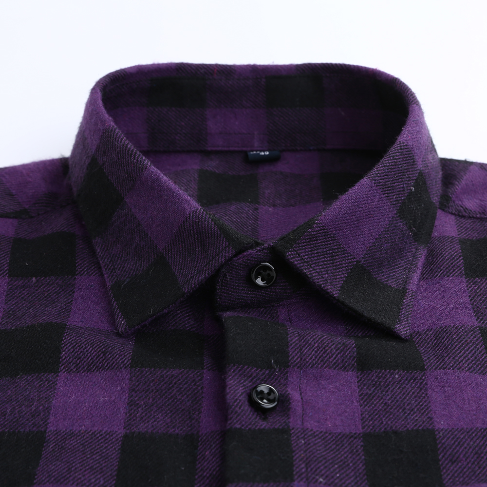 Men's Slim-fit Casual Brushed  - Flannel Shirt Lined のレビューと価格