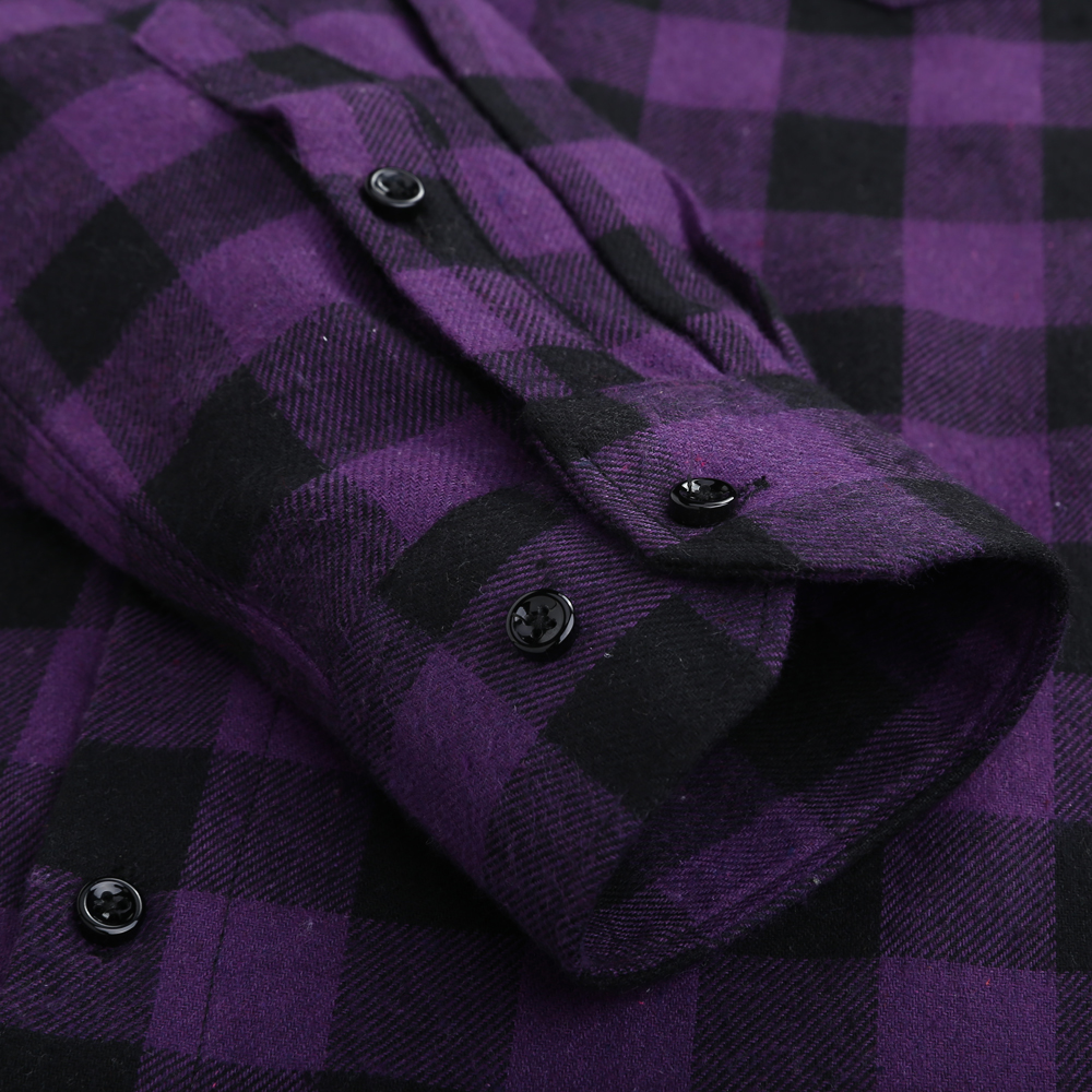 Men's Slim-fit Casual Brushed  - Flannel Shirt Lined のレビューと価格