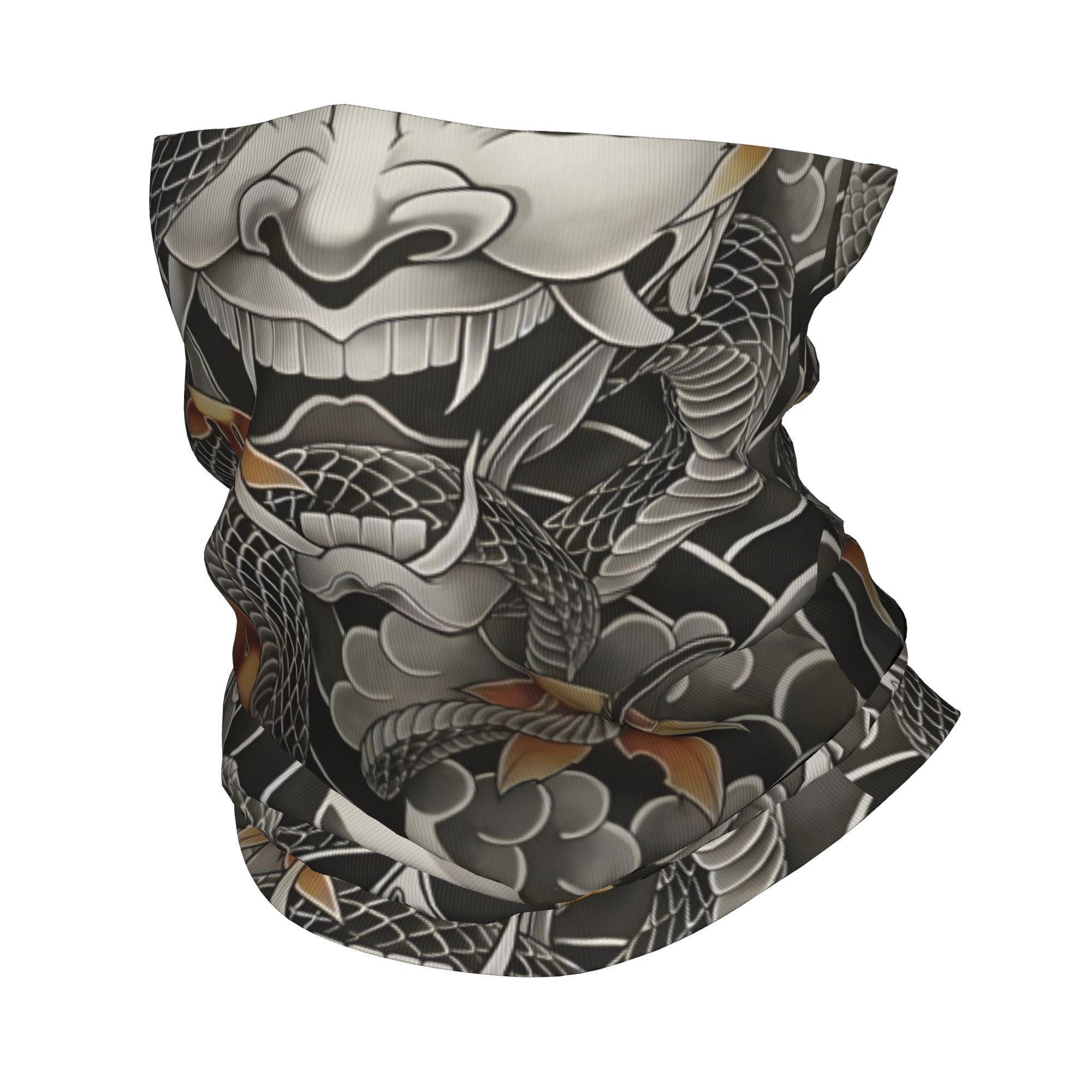Custom Samurai Oni Demon Banda - Neck Gaiter Fleece のレビューと価格